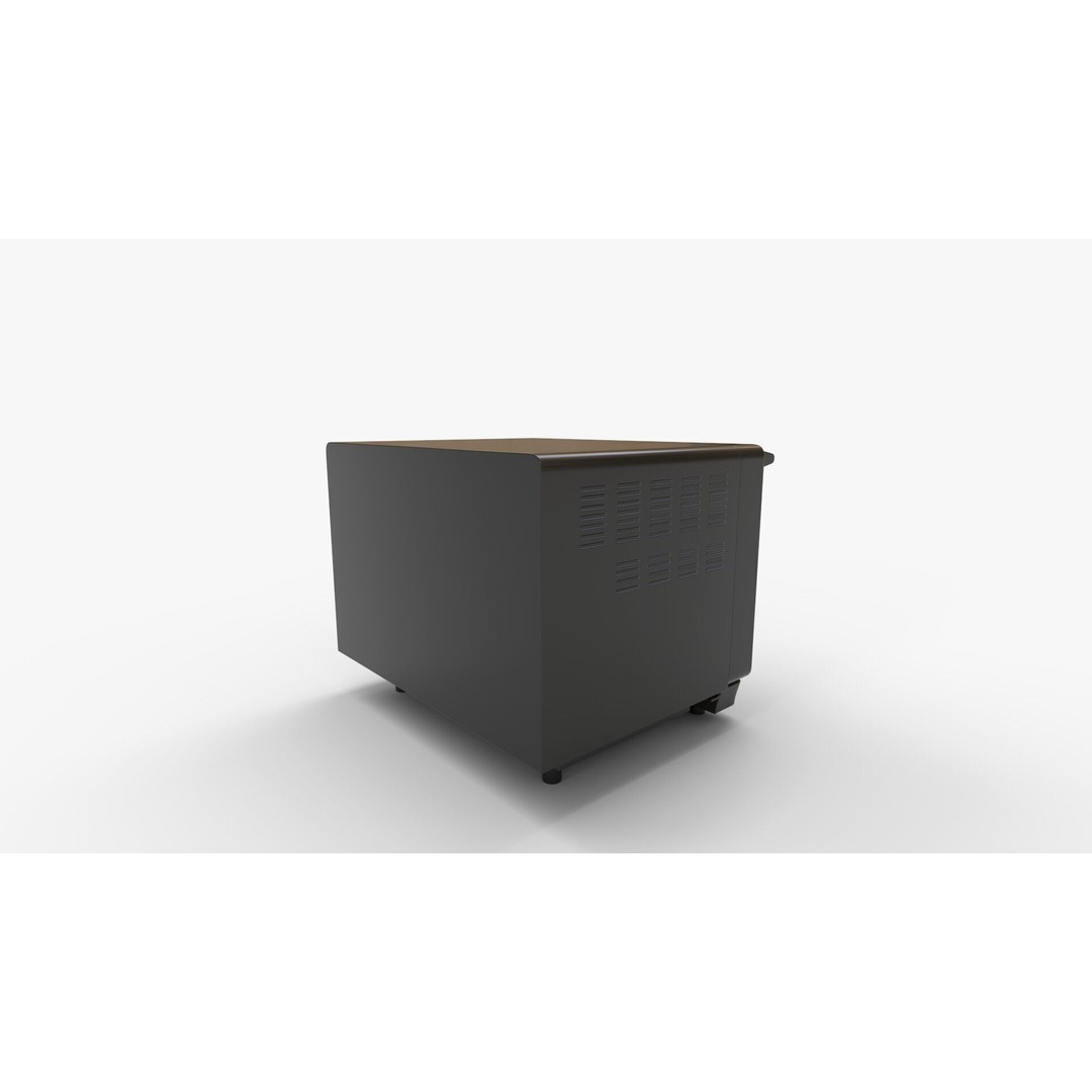 Sharp Healsio Steam Oven 3D Model – High Detail PBR Interior Asset, FBX - View 4