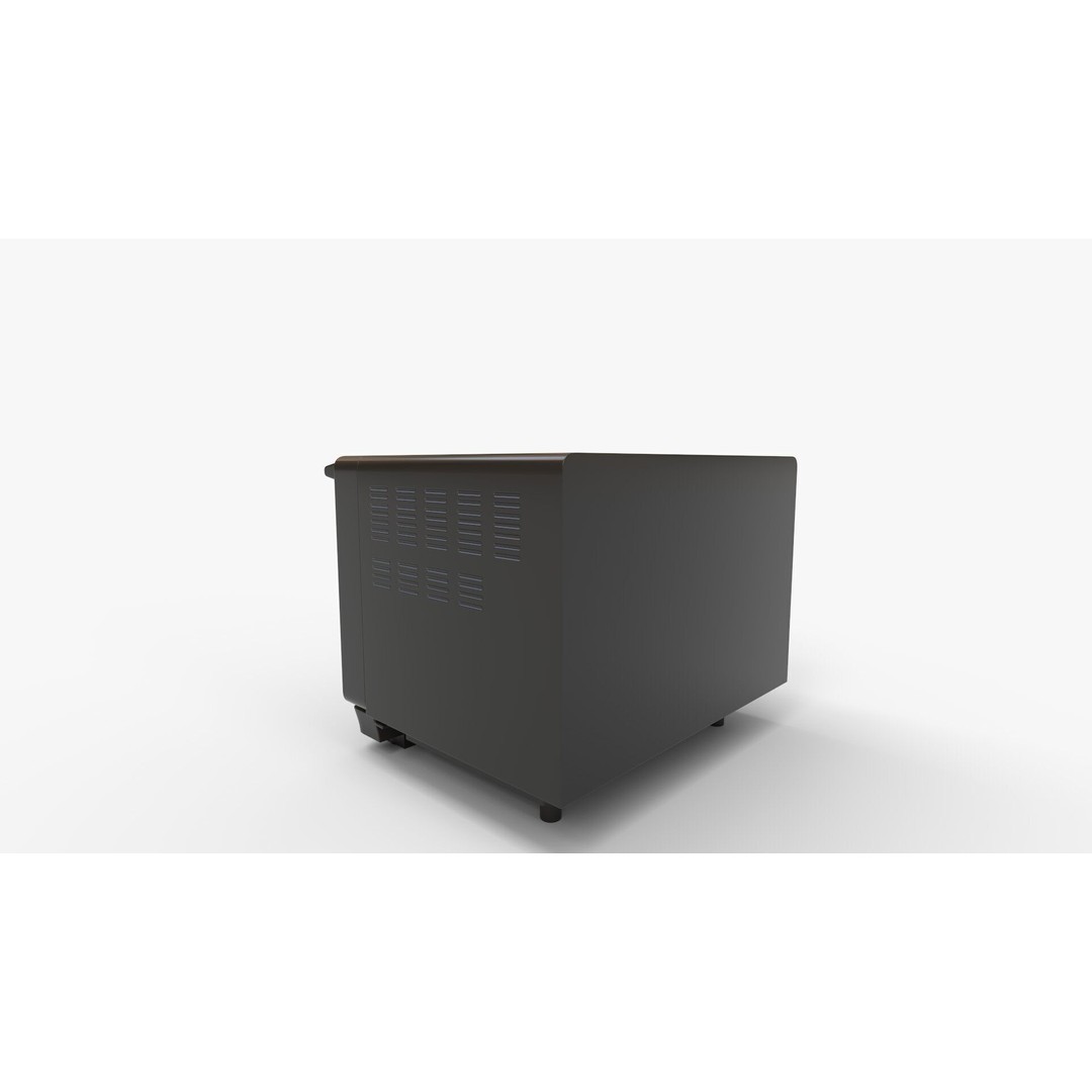 Sharp Healsio Steam Oven 3D Model – High Detail PBR Interior Asset, FBX - View 8