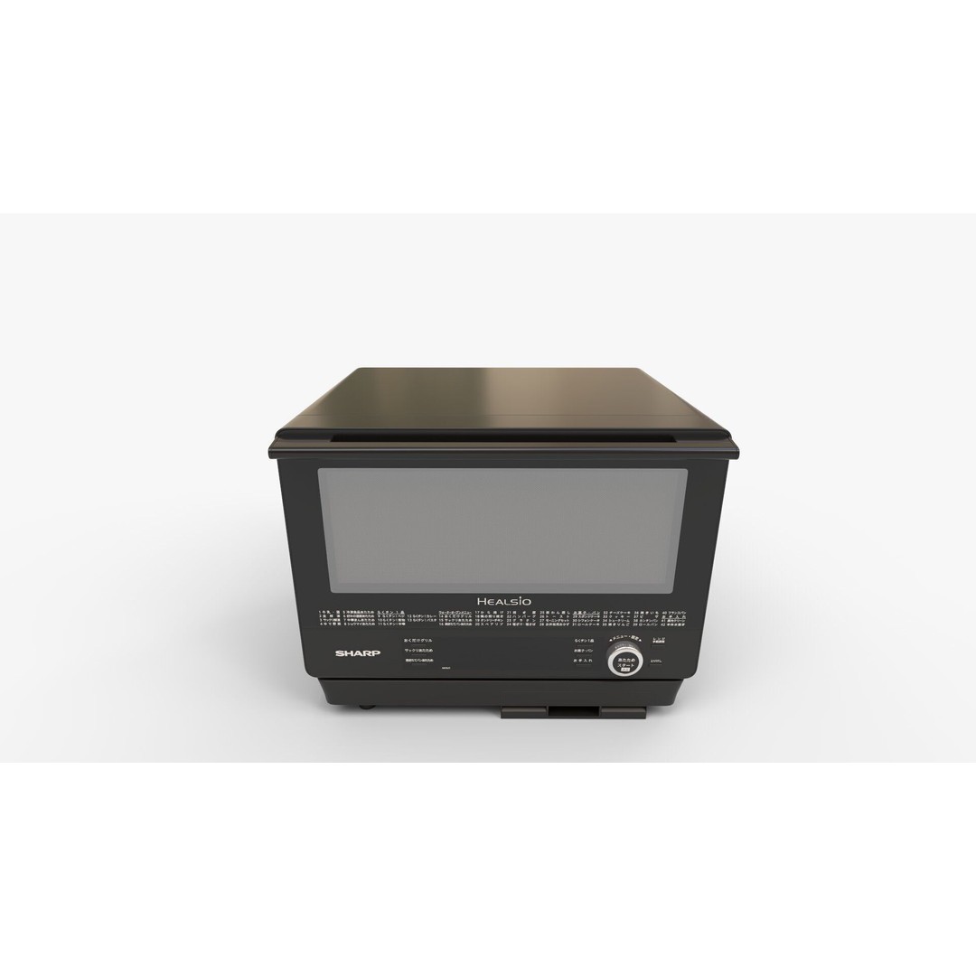 Sharp Healsio Steam Oven 3D Model – High Detail PBR Interior Asset, FBX - View 9