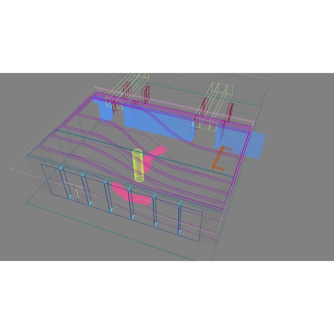 Contemporary Lobby 3D Model – Modern Interior Design, FBX, OBJ - View 21