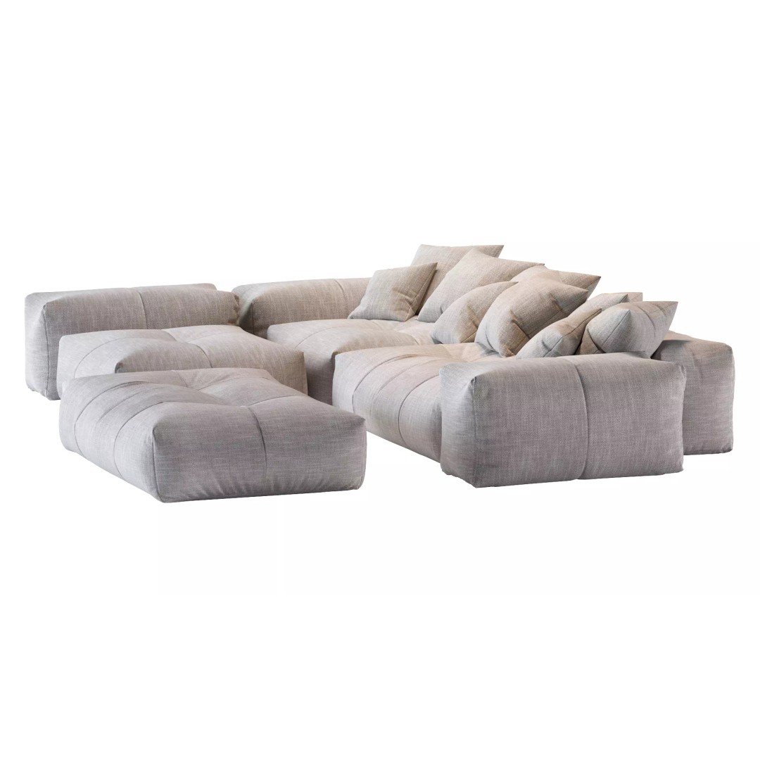Pixel Corner Sofa 3D Model – Modern Designer Furniture, OBJ, FBX - View 17