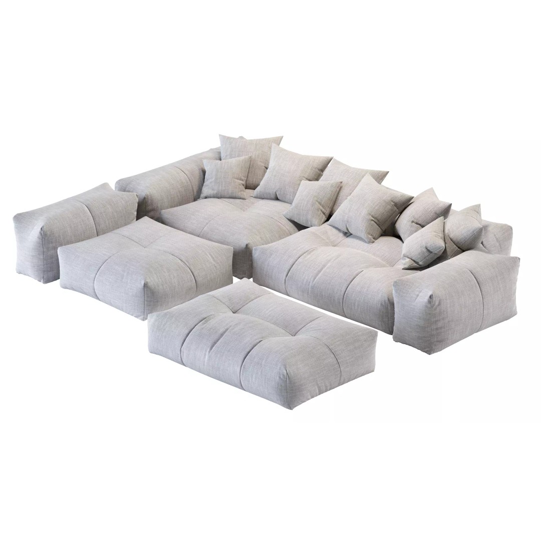 Pixel Corner Sofa 3D Model – Modern Designer Furniture, OBJ, FBX - View 18