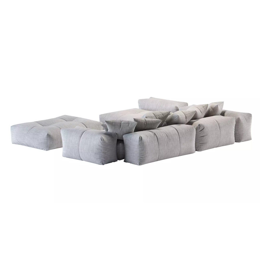 Pixel Corner Sofa 3D Model – Modern Designer Furniture, OBJ, FBX - View 19