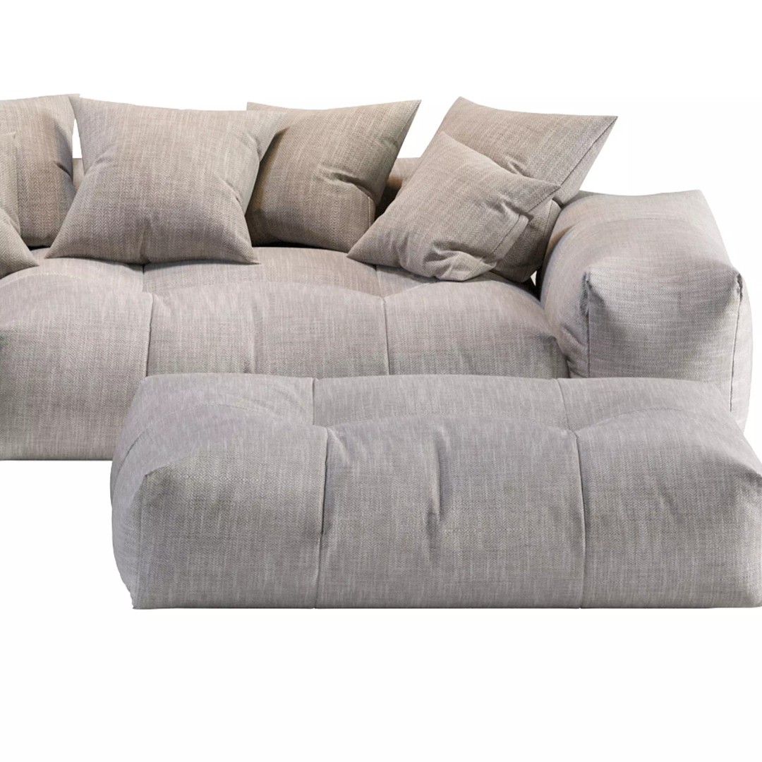 Pixel Corner Sofa 3D Model – Modern Designer Furniture, OBJ, FBX - View 25