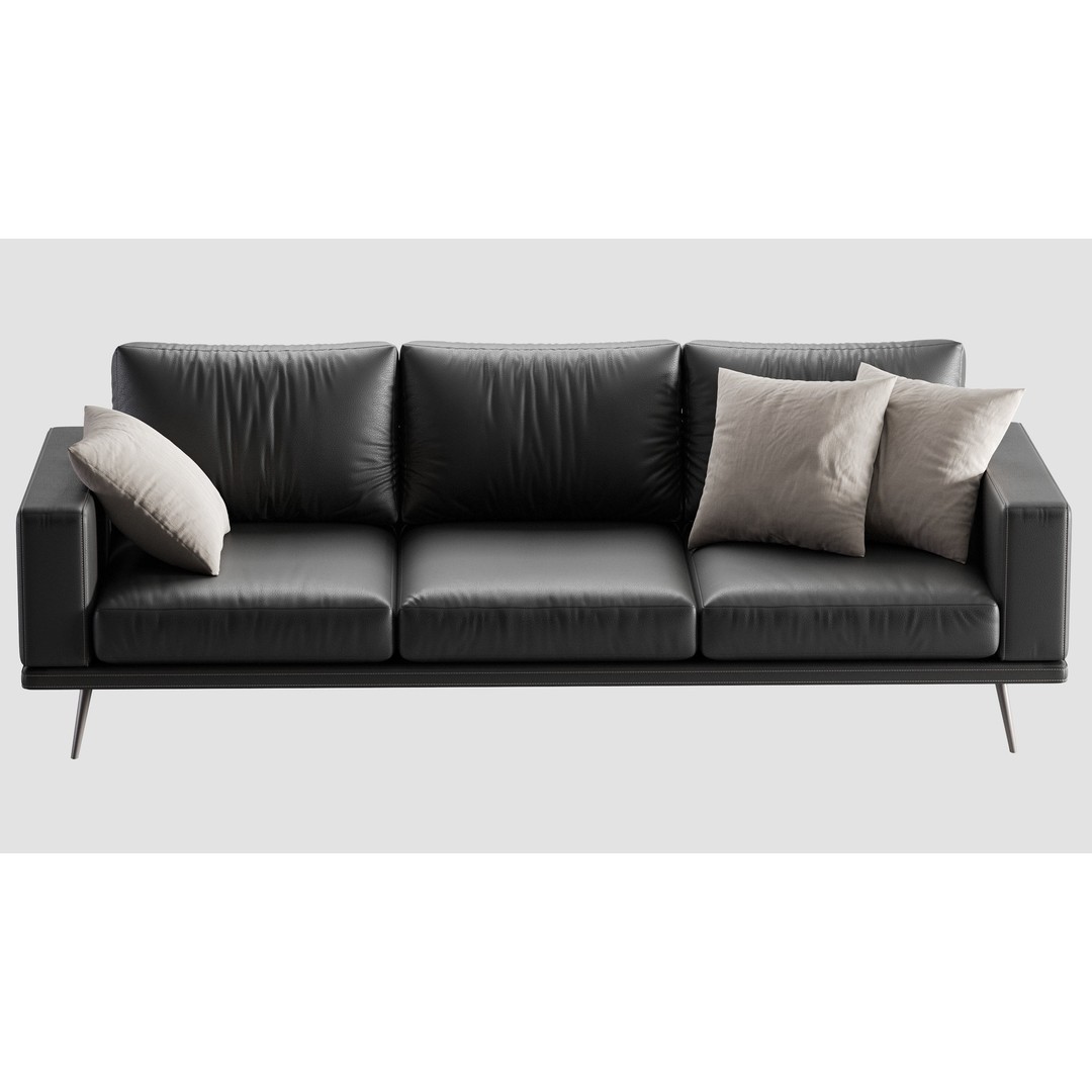BoConcept Carlton Sofa 3D Model – Contemporary Furniture Asset, OBJ - View 16