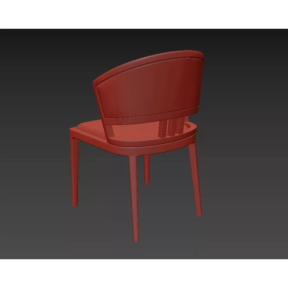 Contemporary Round Marble Dining Set 3D Model – Elegant Furniture Collection, FBX