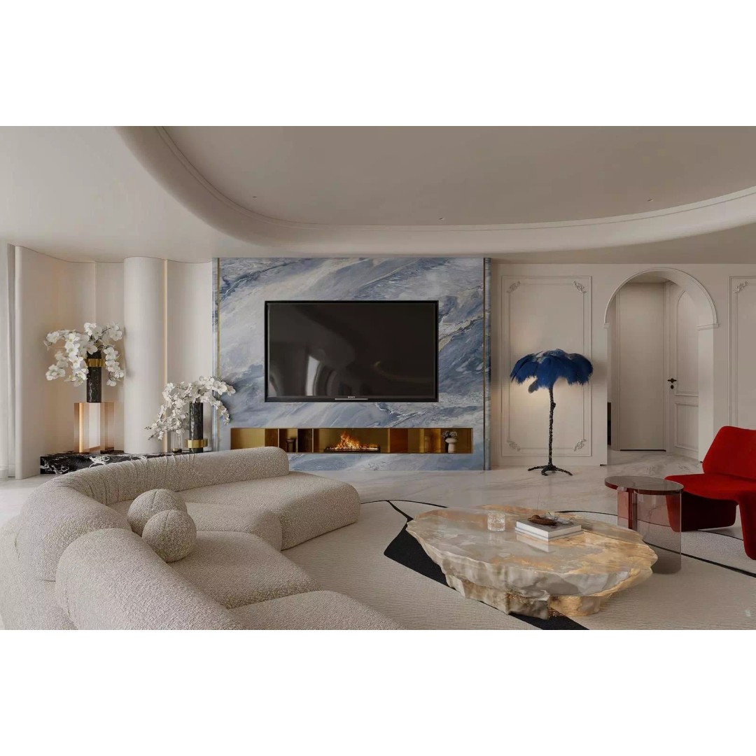 Interior Living Room Scene 3D Model – Realistic Design with Textures, FBX - View 5