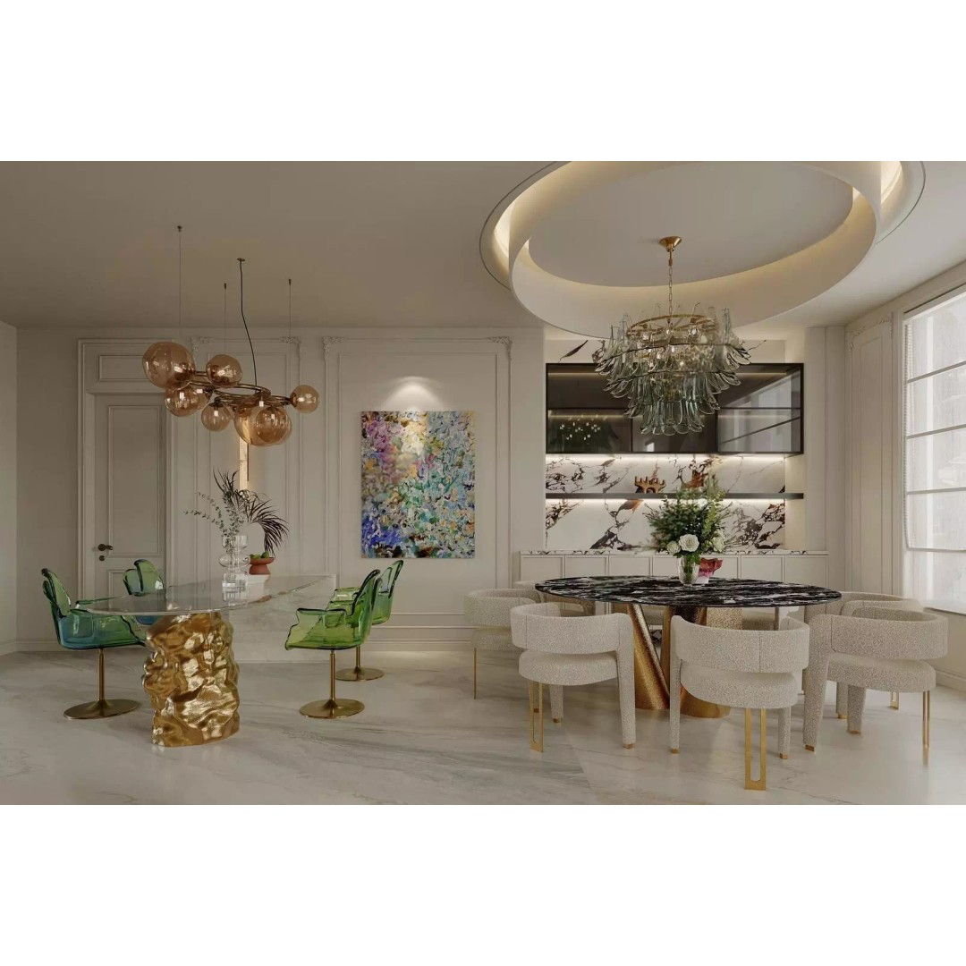 Interior Living Room Scene 3D Model – Realistic Design with Textures, FBX - View 7