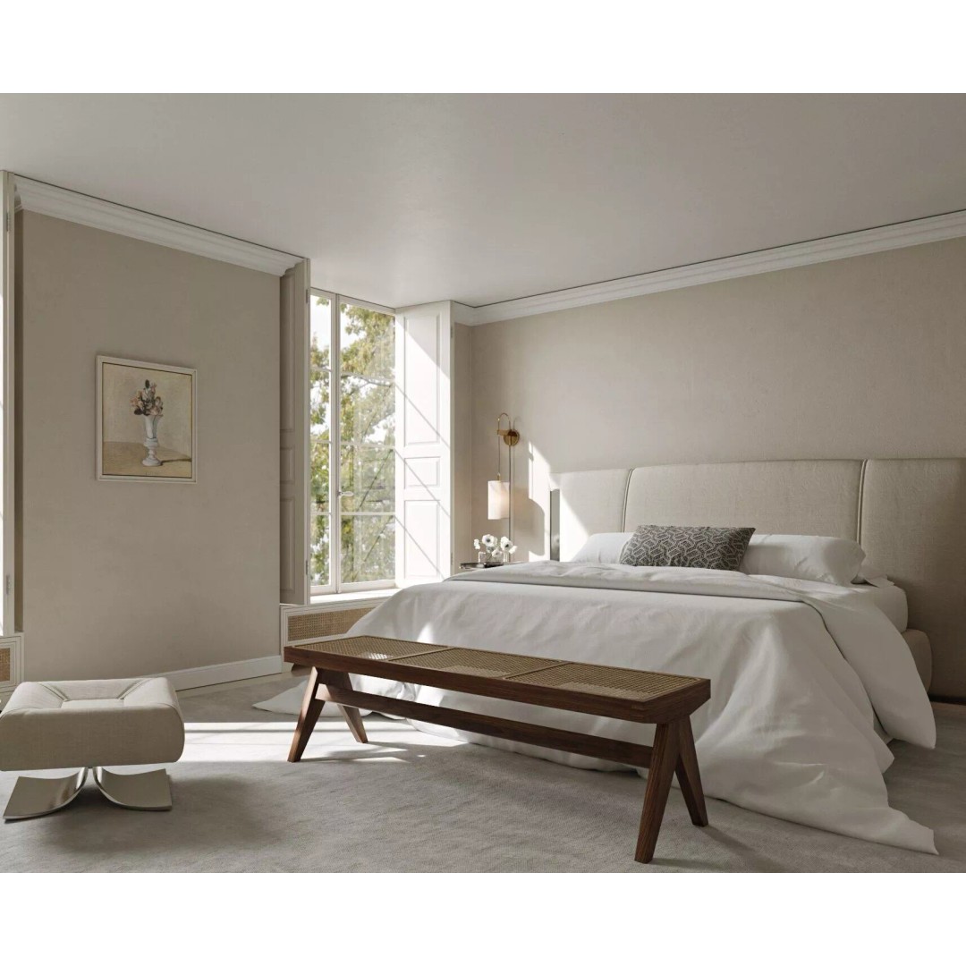 Bedroom Interior Scene 3D Model – Modern Design, PBR Textured, Corona Renderer