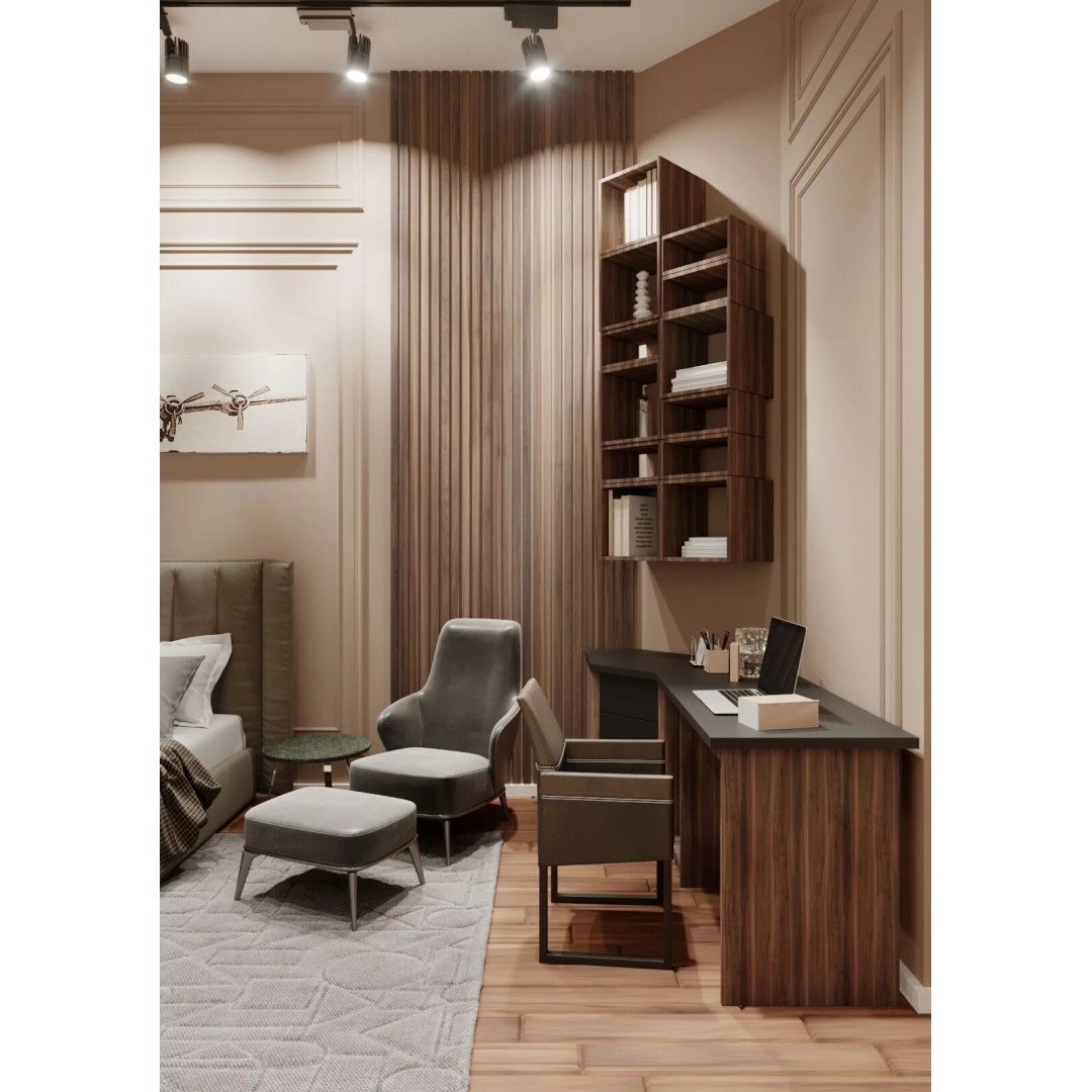 Detailed Bedroom Scene 3D Model – Realistic Interior Design, Corona Render - View 6