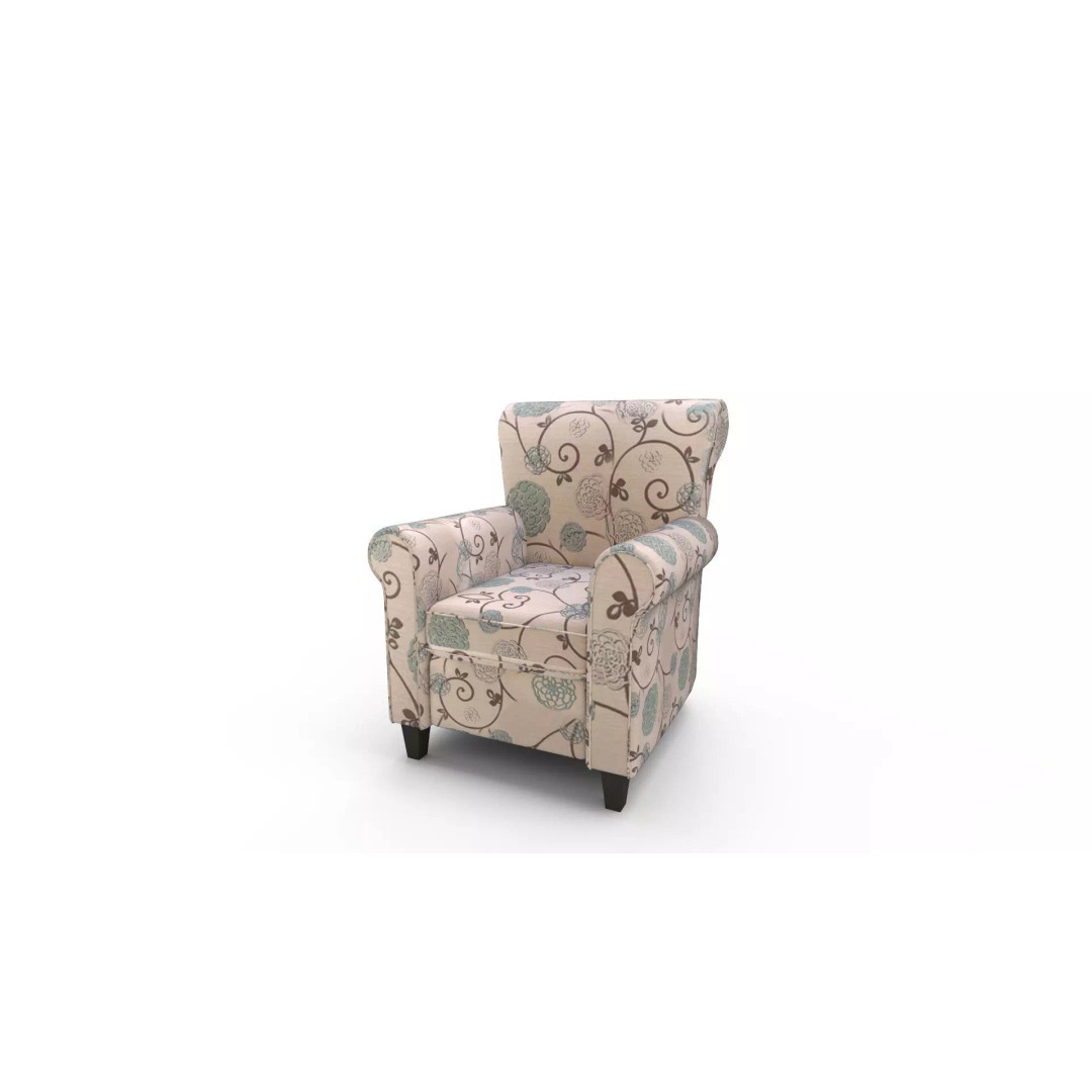 Atwater Wide Armchair 3D Model – High-Quality PBR Asset for Interior Design - View 2
