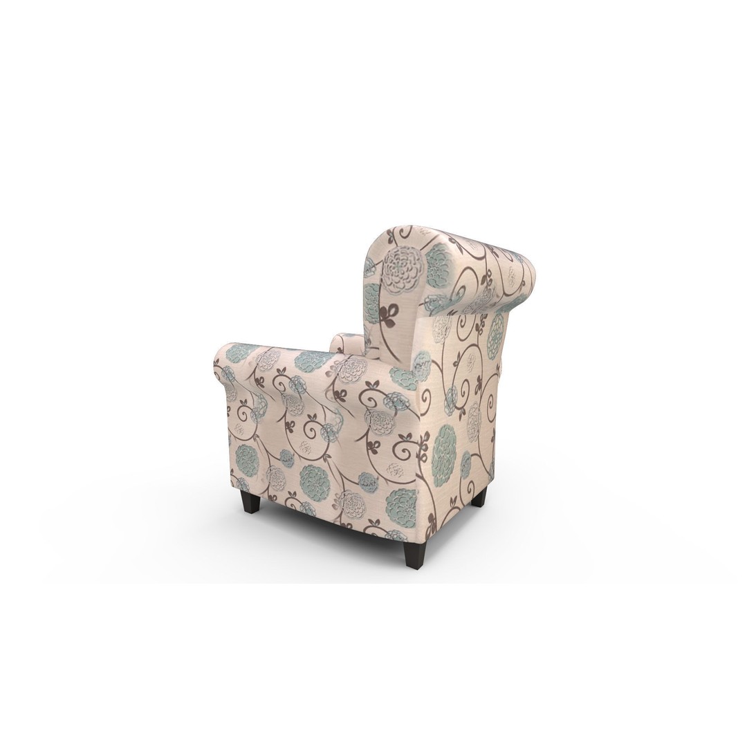Atwater Wide Armchair 3D Model – High-Quality PBR Asset for Interior Design - View 4