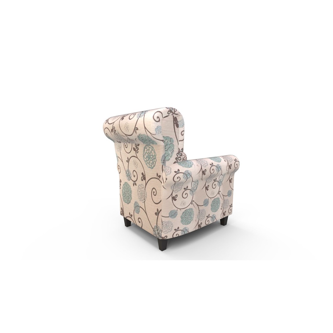 Atwater Wide Armchair 3D Model – High-Quality PBR Asset for Interior Design - View 6