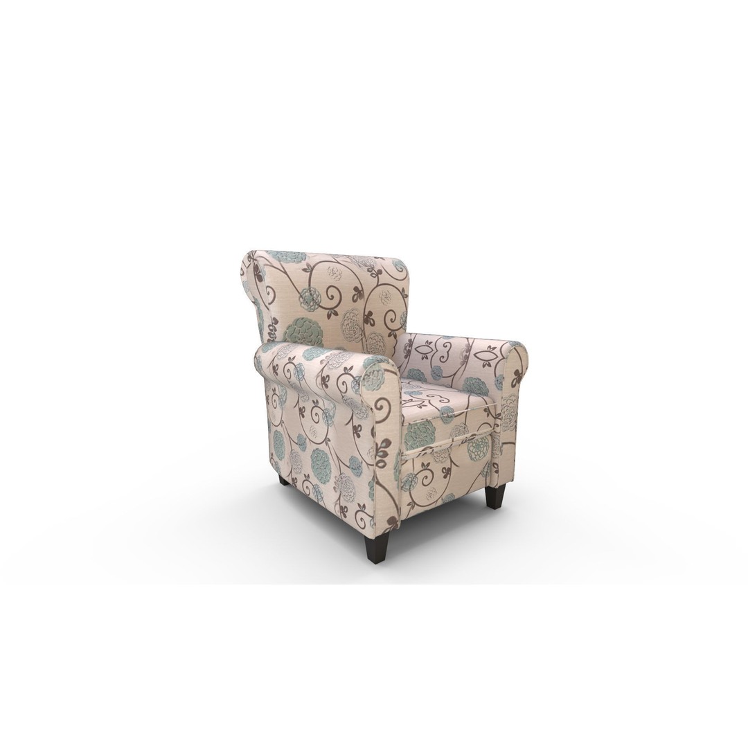 Atwater Wide Armchair 3D Model – High-Quality PBR Asset for Interior Design - View 8
