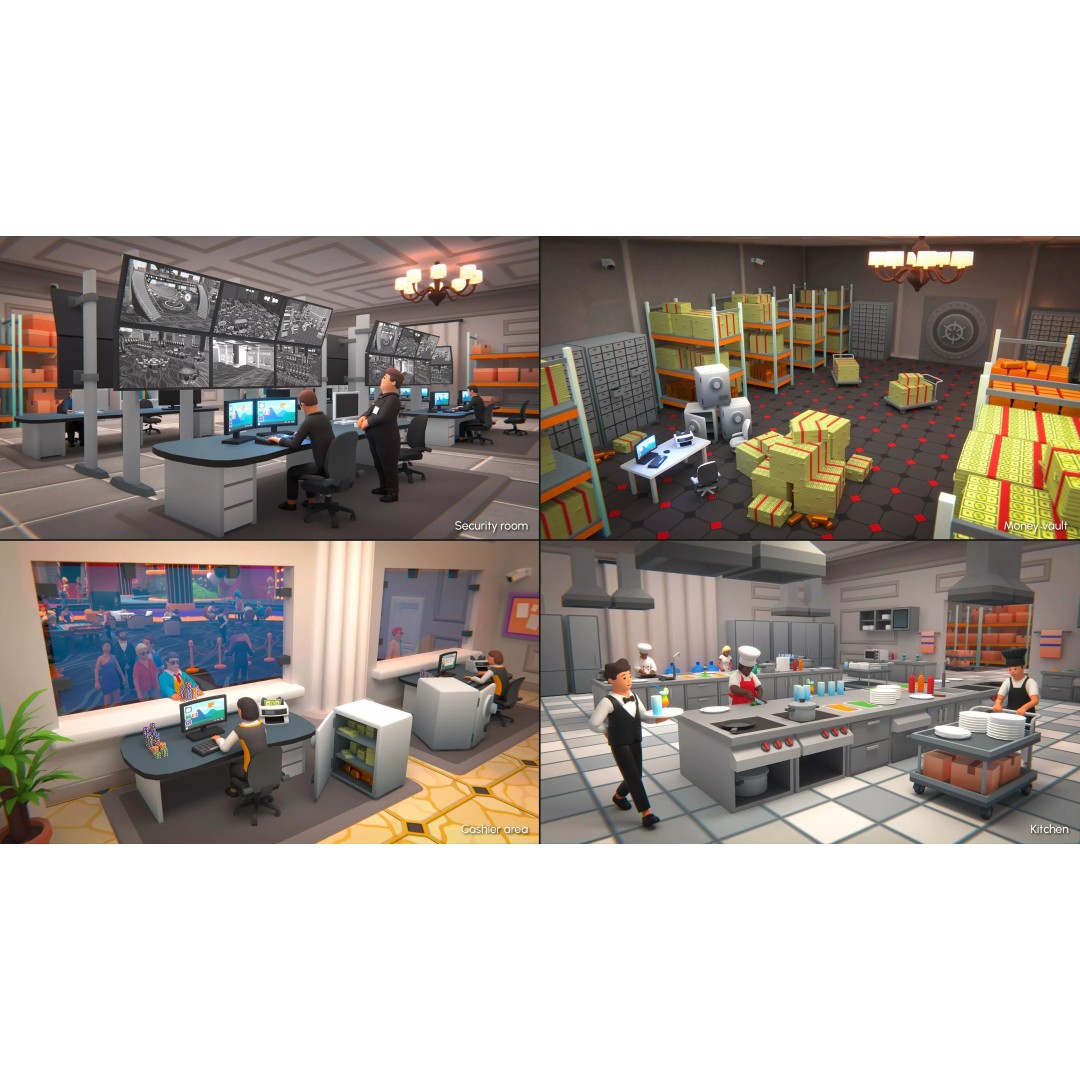 Casino 3D Model – Low Poly Game Asset with Interactive Features - View 12