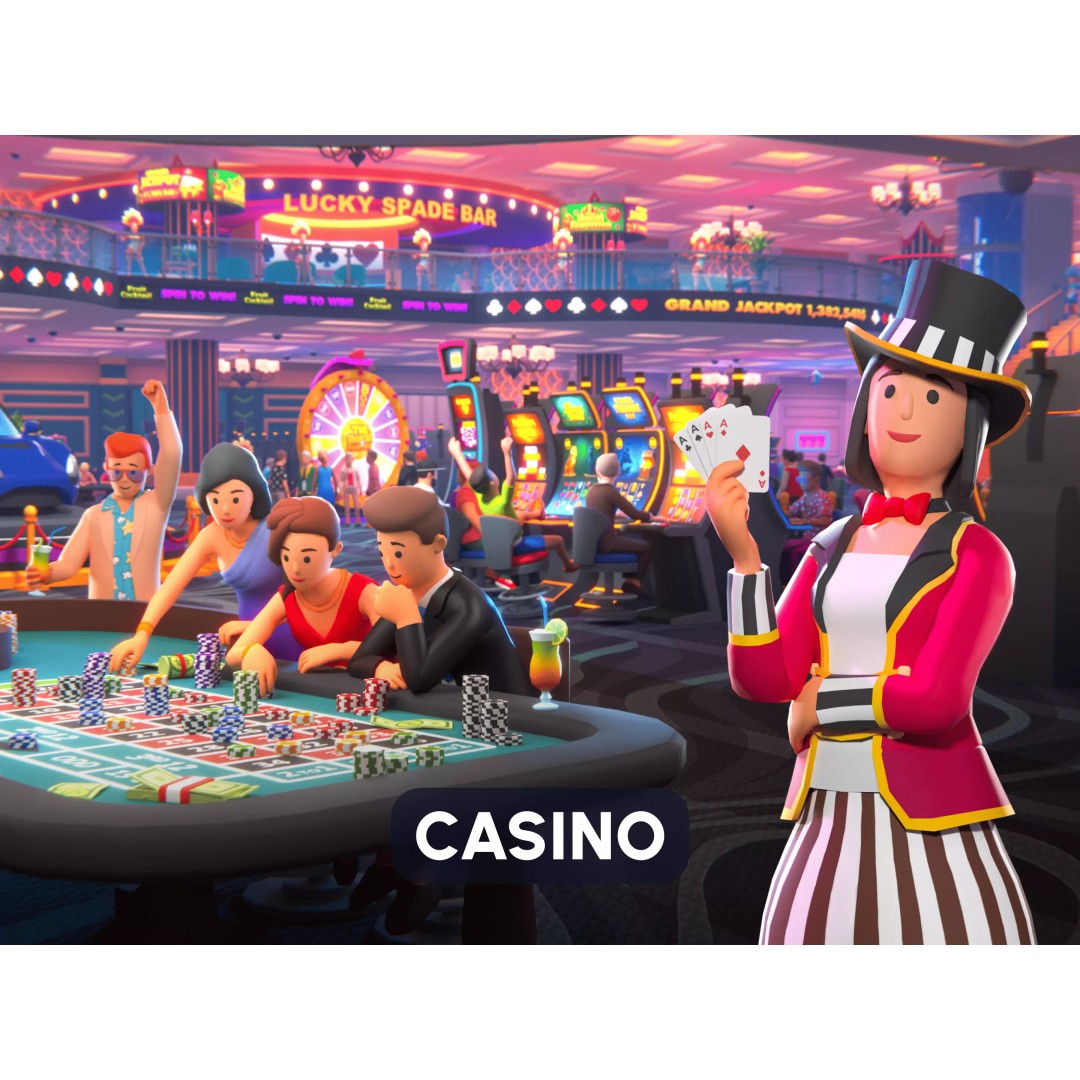 Casino 3D Model – Low Poly Game Asset with Interactive Features - View 2