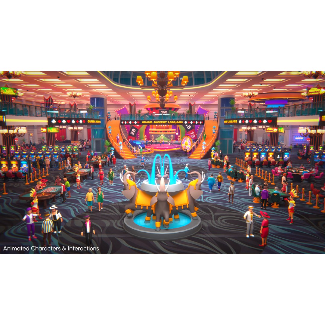 Casino 3D Model – Low Poly Game Asset with Interactive Features - View 3