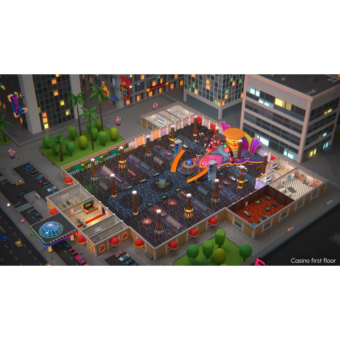 Casino 3D Model – Low Poly Game Asset with Interactive Features - View 8