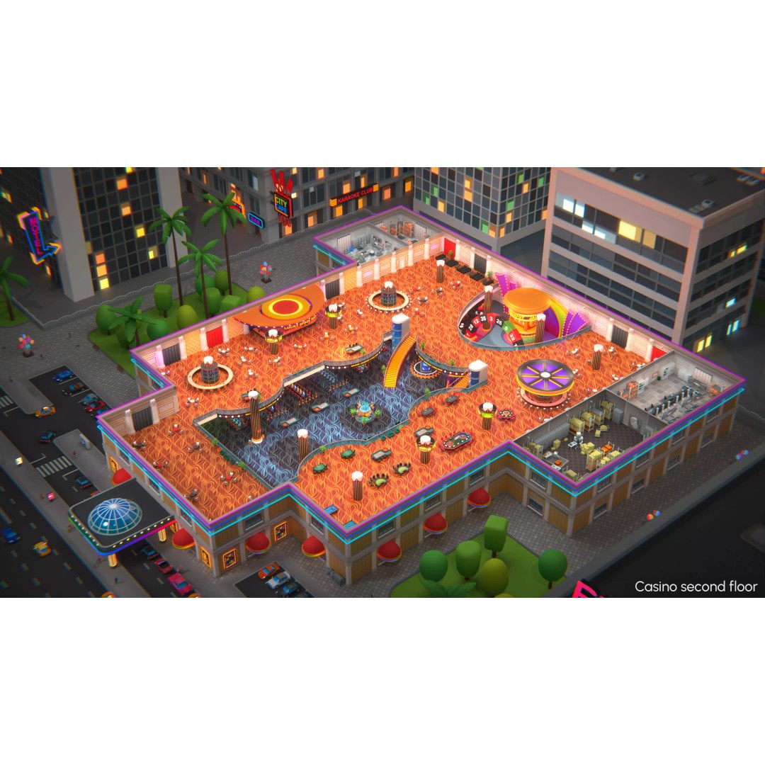 Casino 3D Model – Low Poly Game Asset with Interactive Features - View 9