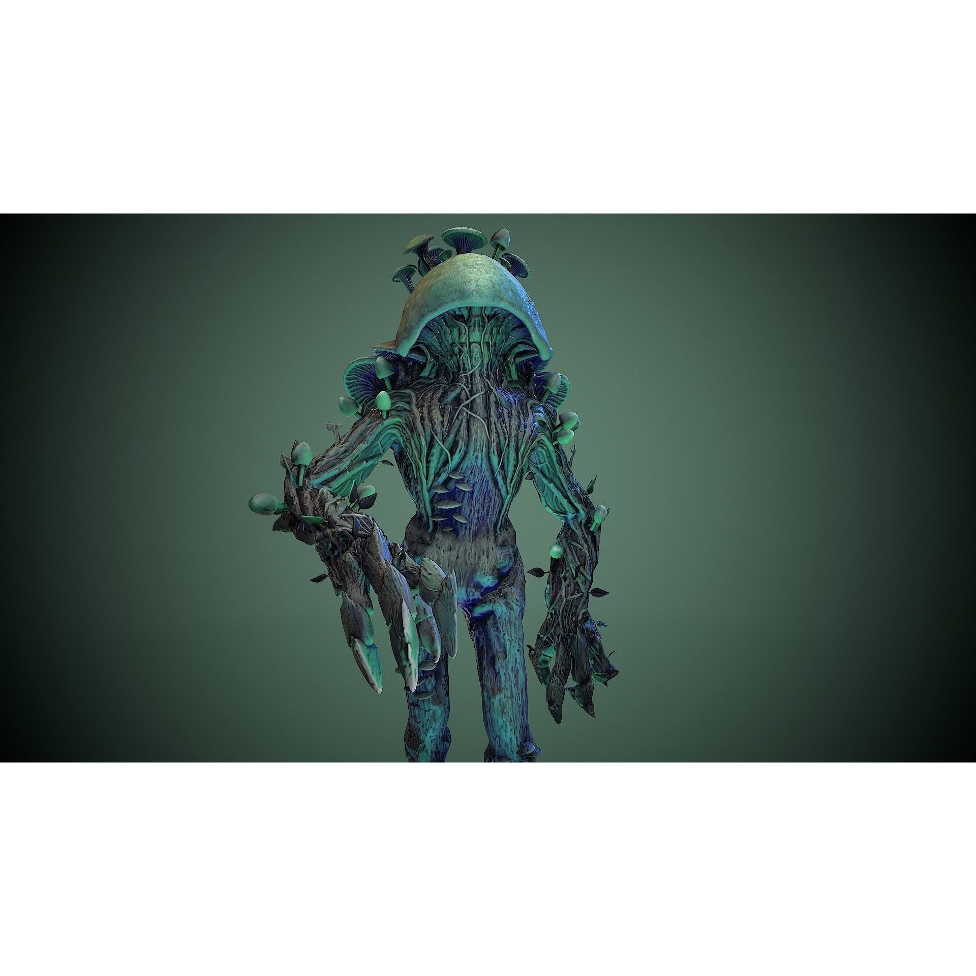 Monster Mushroom - Low-Poly Game-Ready 3D Model - View 26