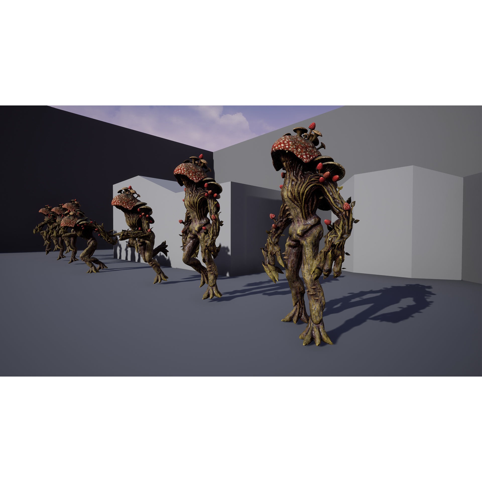 Monster Mushroom - Low-Poly Game-Ready 3D Model - View 29