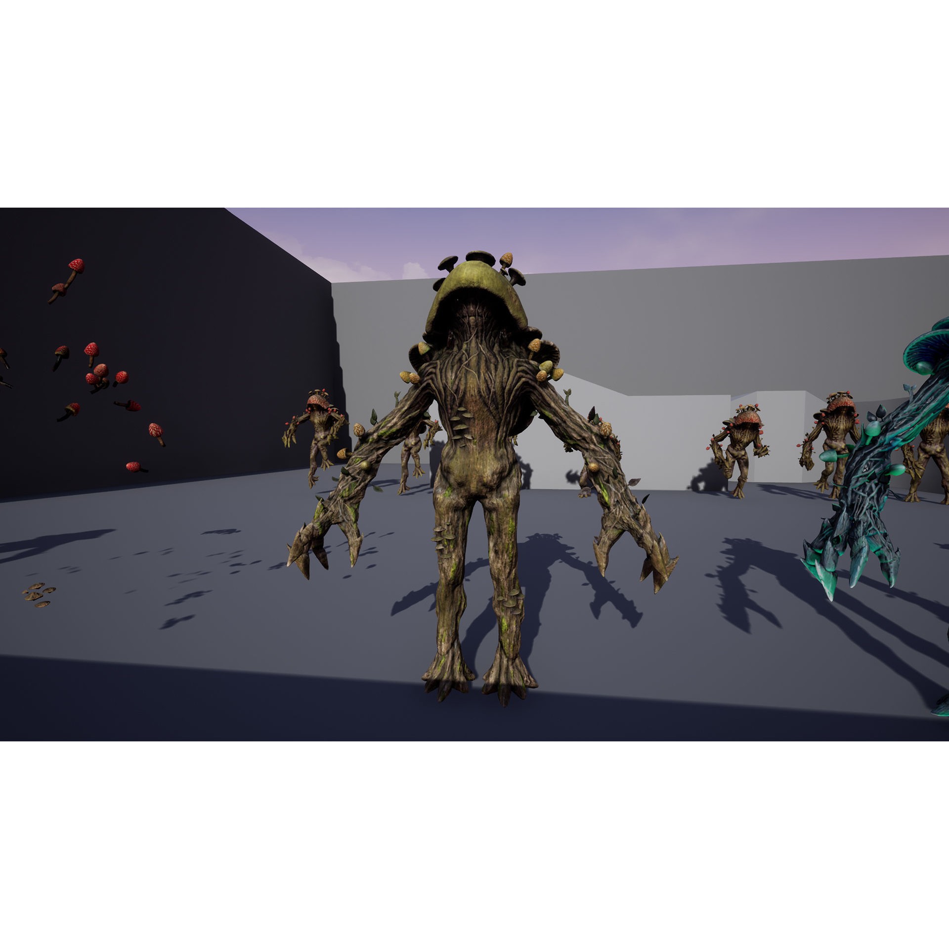 Monster Mushroom - Low-Poly Game-Ready 3D Model - View 30