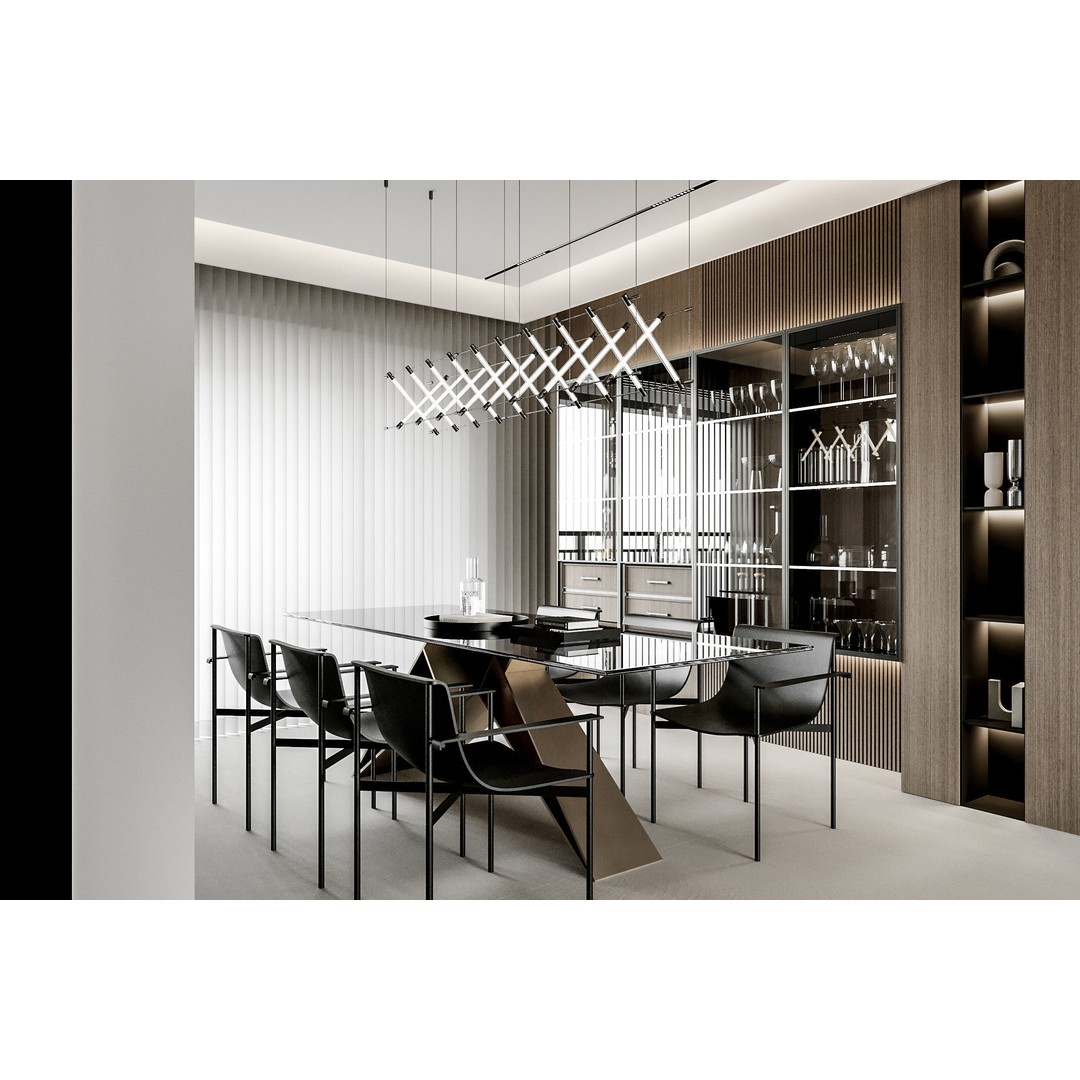 Modern Apartment Interior 3D Model – Fully Textured Scene for Archviz - View 6