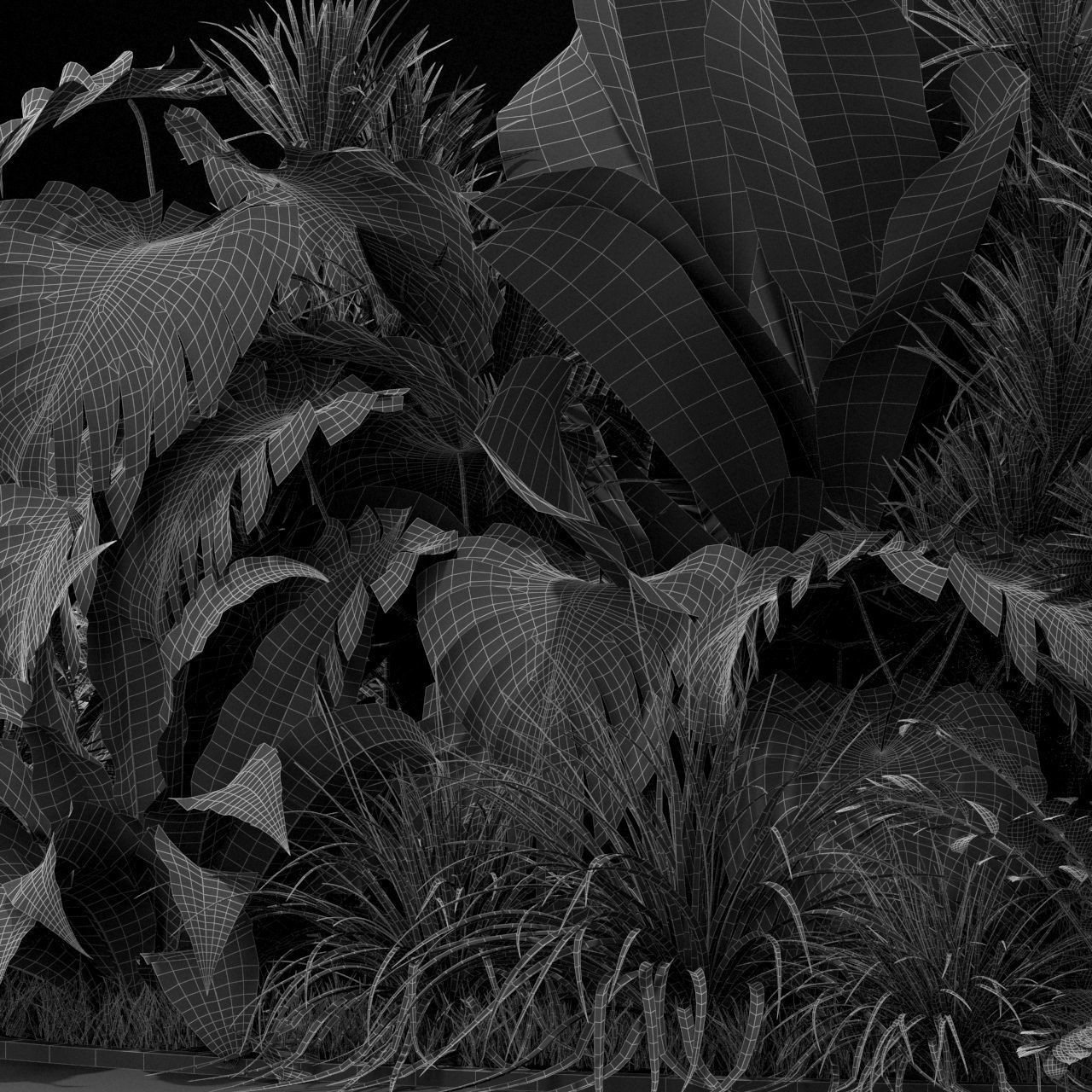 Plants Collection 445 - PBR Game-Ready 3D Model - View 6