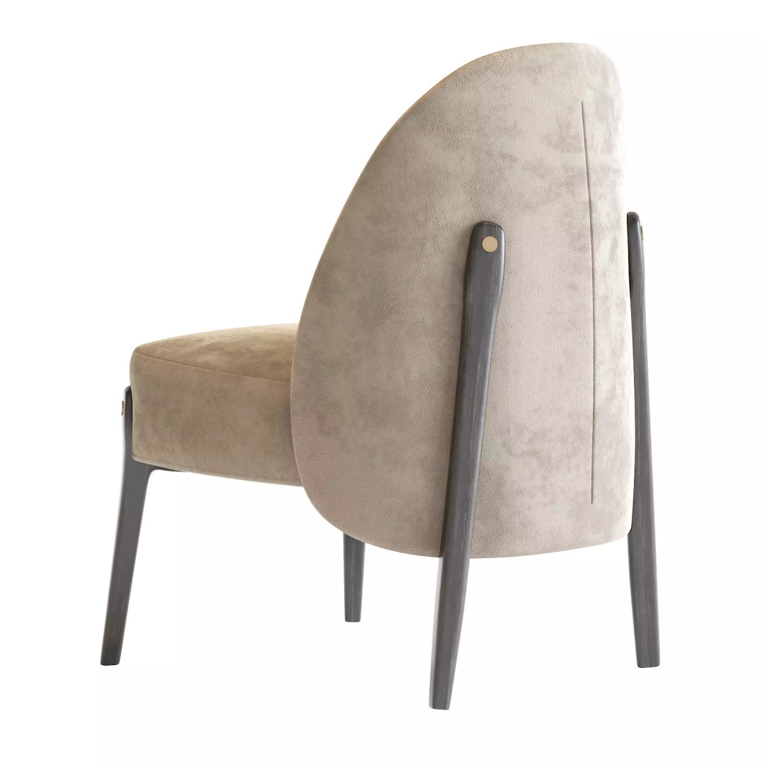 District Eight Ames 3D Model – Contemporary Chair with PBR Textures, FBX - View 12