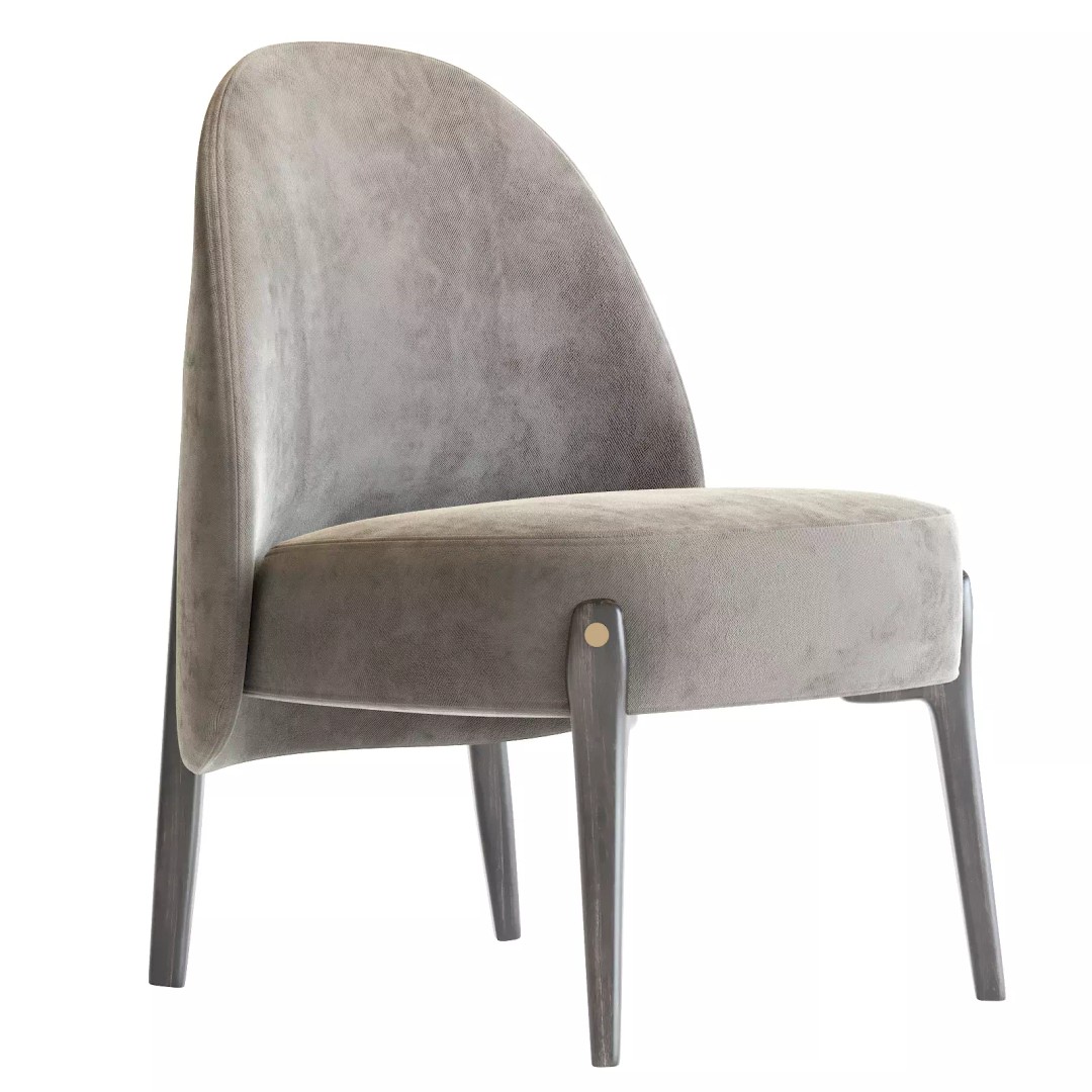 District Eight Ames 3D Model – Contemporary Chair with PBR Textures, FBX - View 14