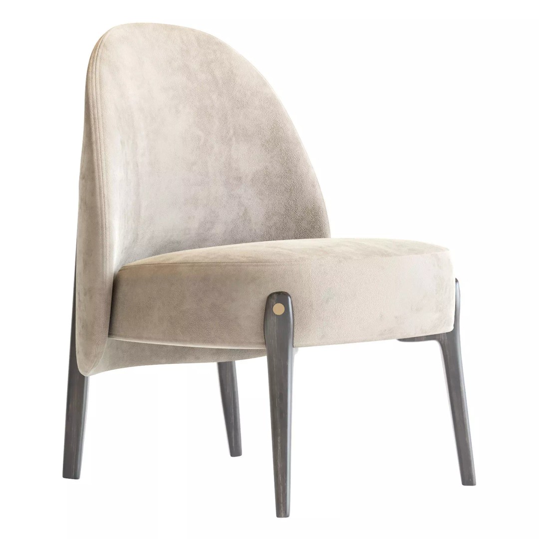 District Eight Ames 3D Model – Contemporary Chair with PBR Textures, FBX - View 2