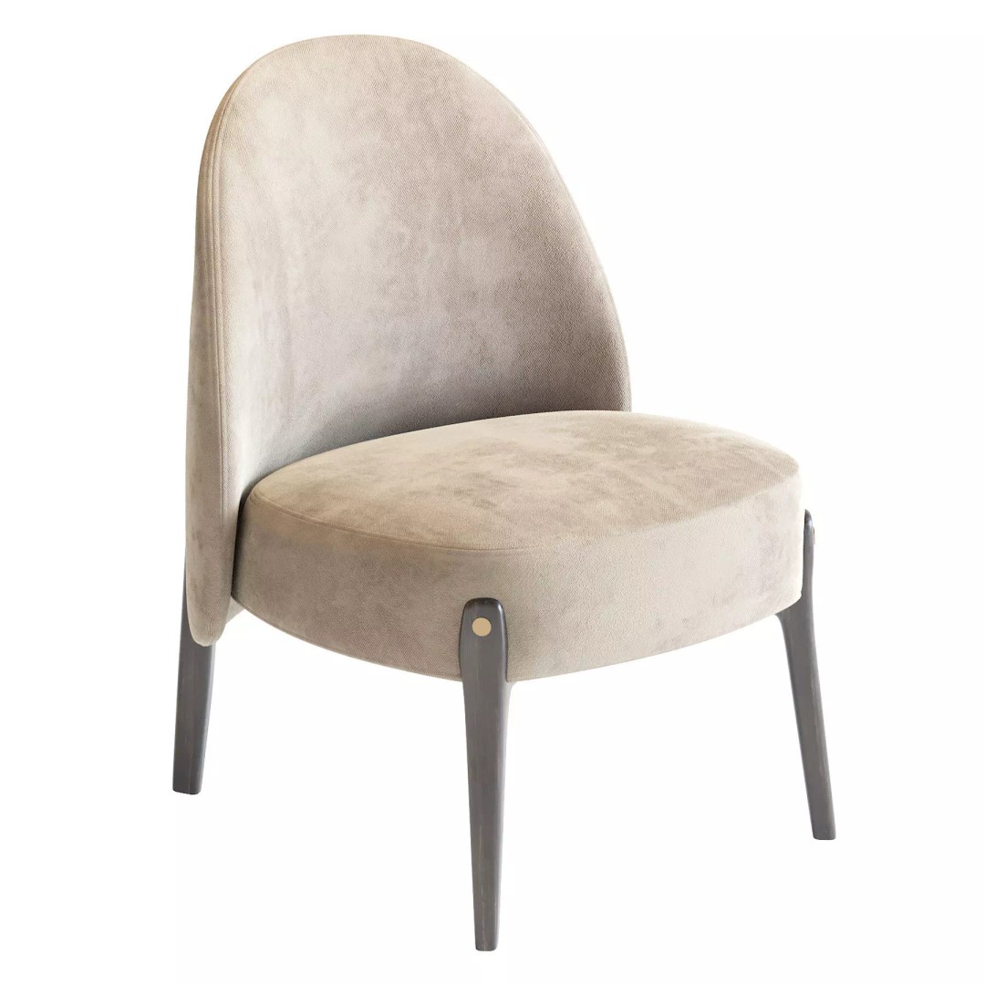 District Eight Ames 3D Model – Contemporary Chair with PBR Textures, FBX - View 4