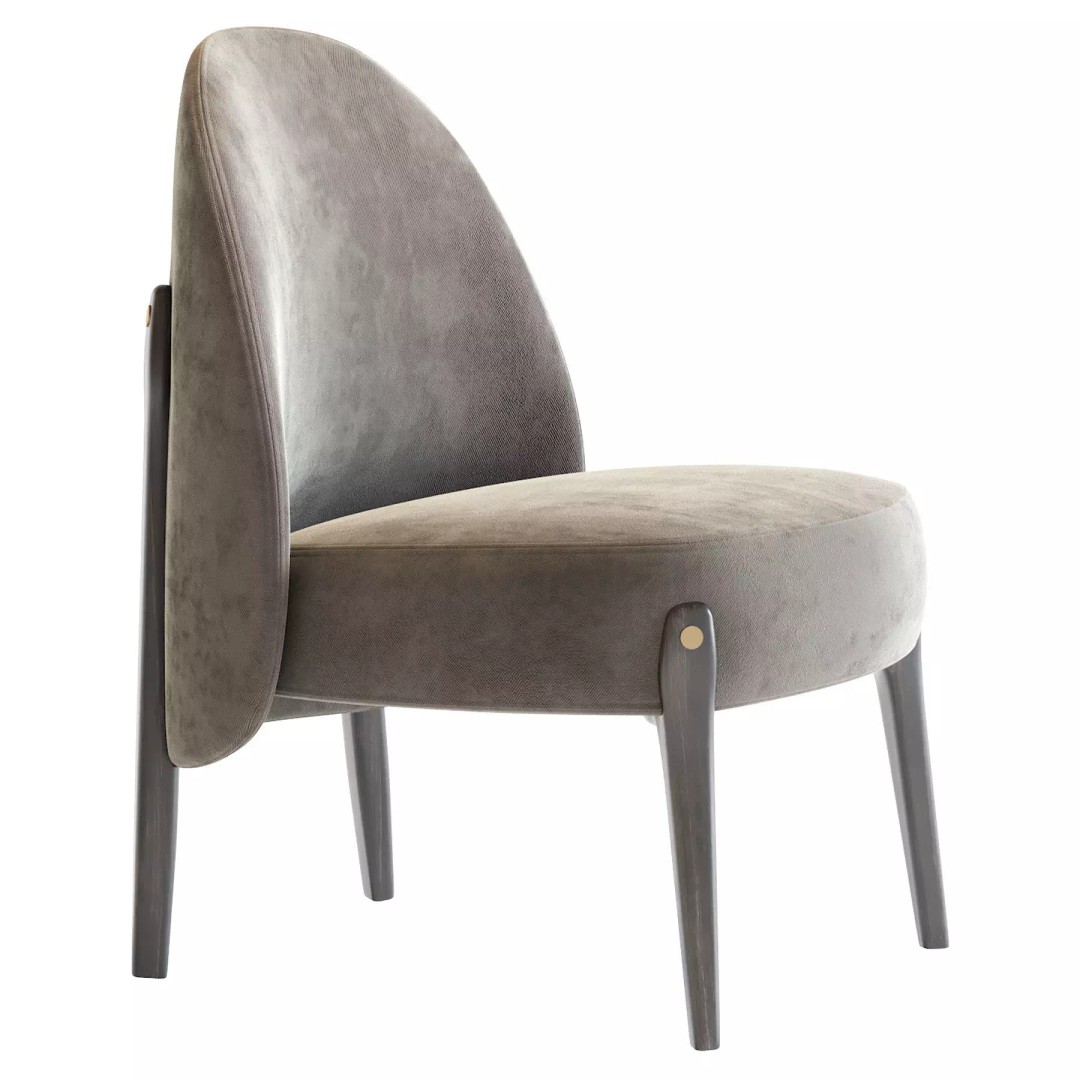 District Eight Ames 3D Model – Contemporary Chair with PBR Textures, FBX - View 5
