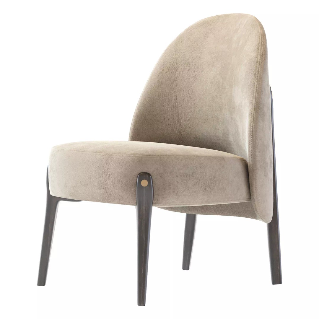 District Eight Ames 3D Model – Contemporary Chair with PBR Textures, FBX - View 6