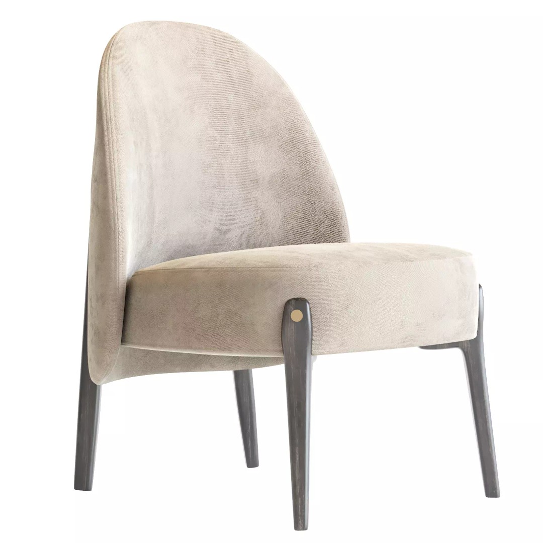 District Eight Ames 3D Model – Contemporary Chair with PBR Textures, FBX - View 9