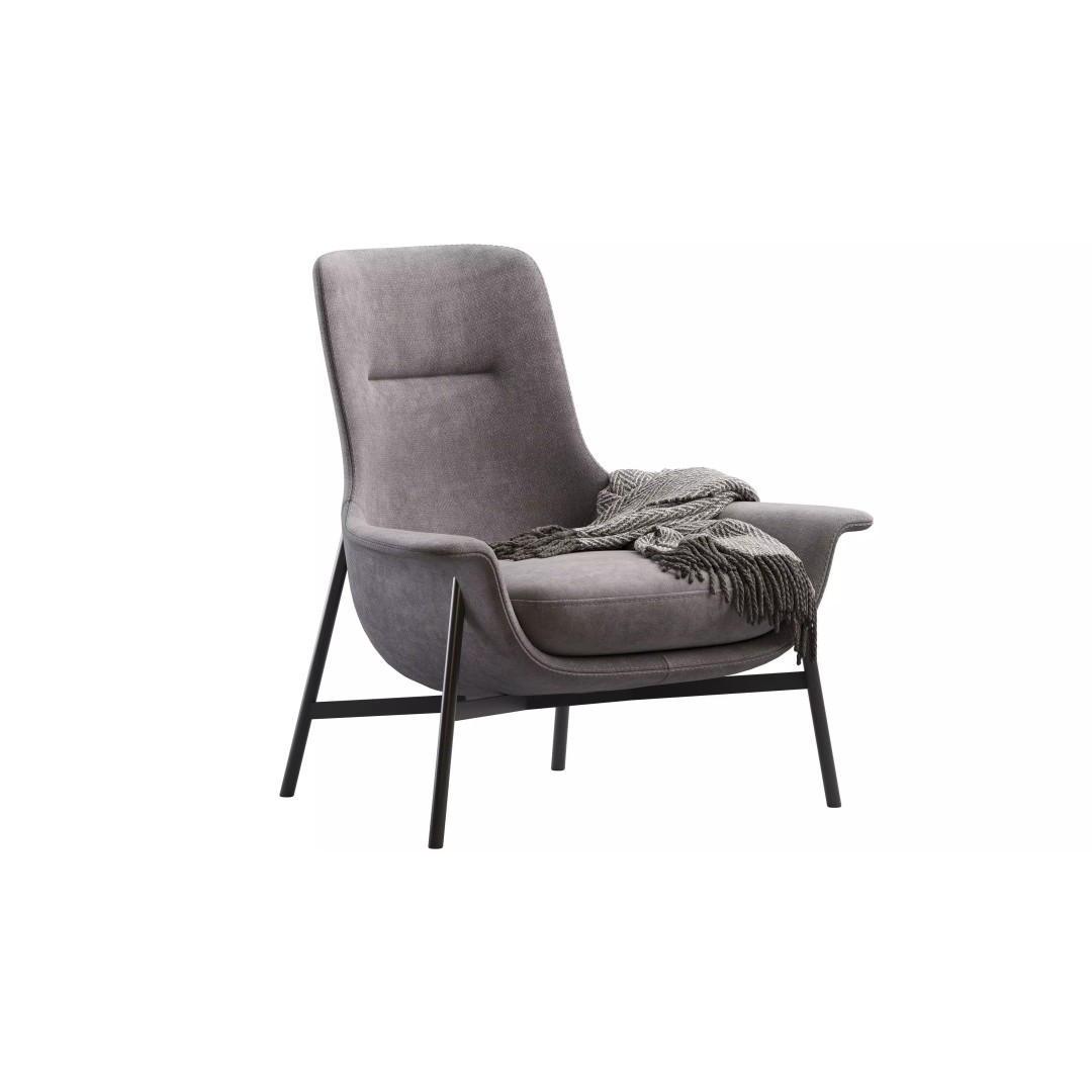 Seymour Mid Fixed Chair 3D Model – Modern Armchair with PBR Textures - View 2