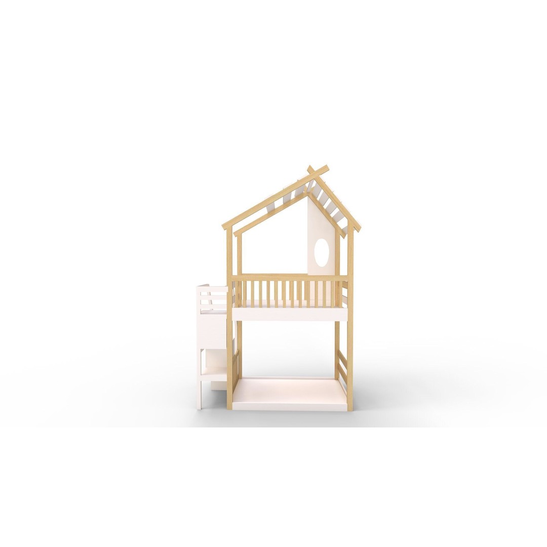 Twin Bunk Bed 3D Model – High-Quality PBR Interior Asset, FBX, Blender - View 6