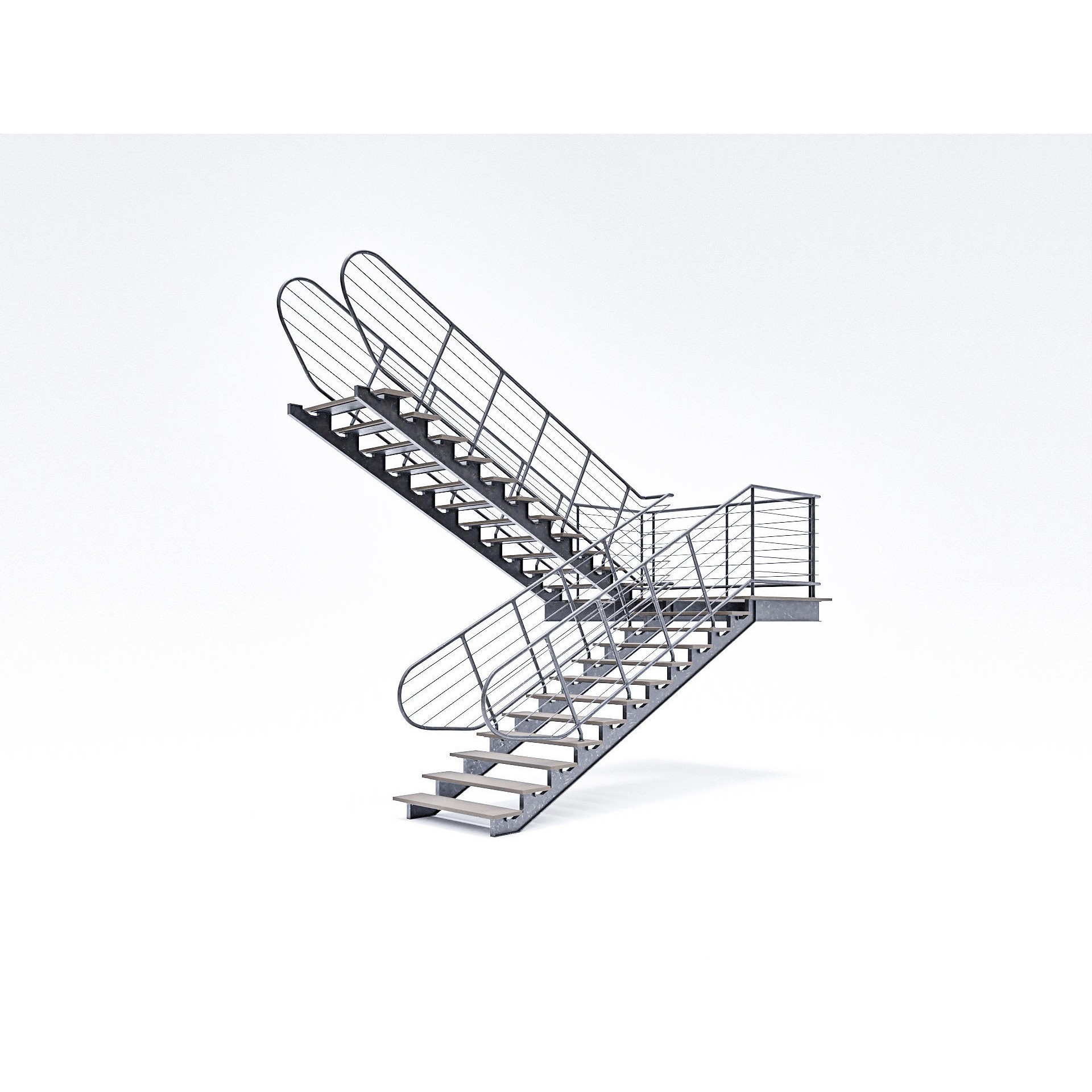 Hangar Building - Low-Poly Game-Ready 3D Model - View 12