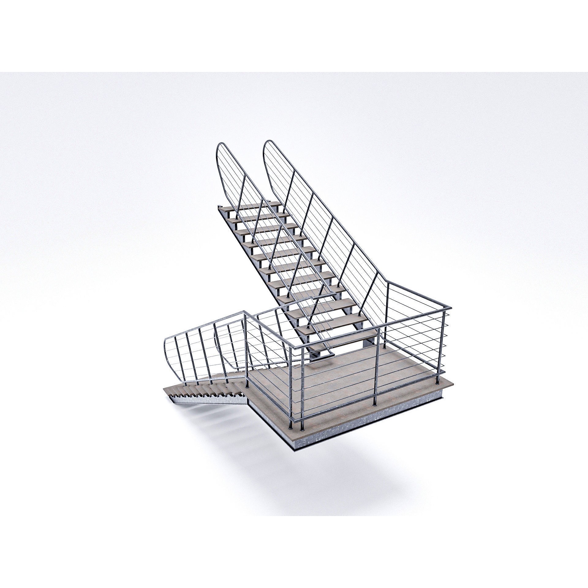 Hangar Building - Low-Poly Game-Ready 3D Model - View 15