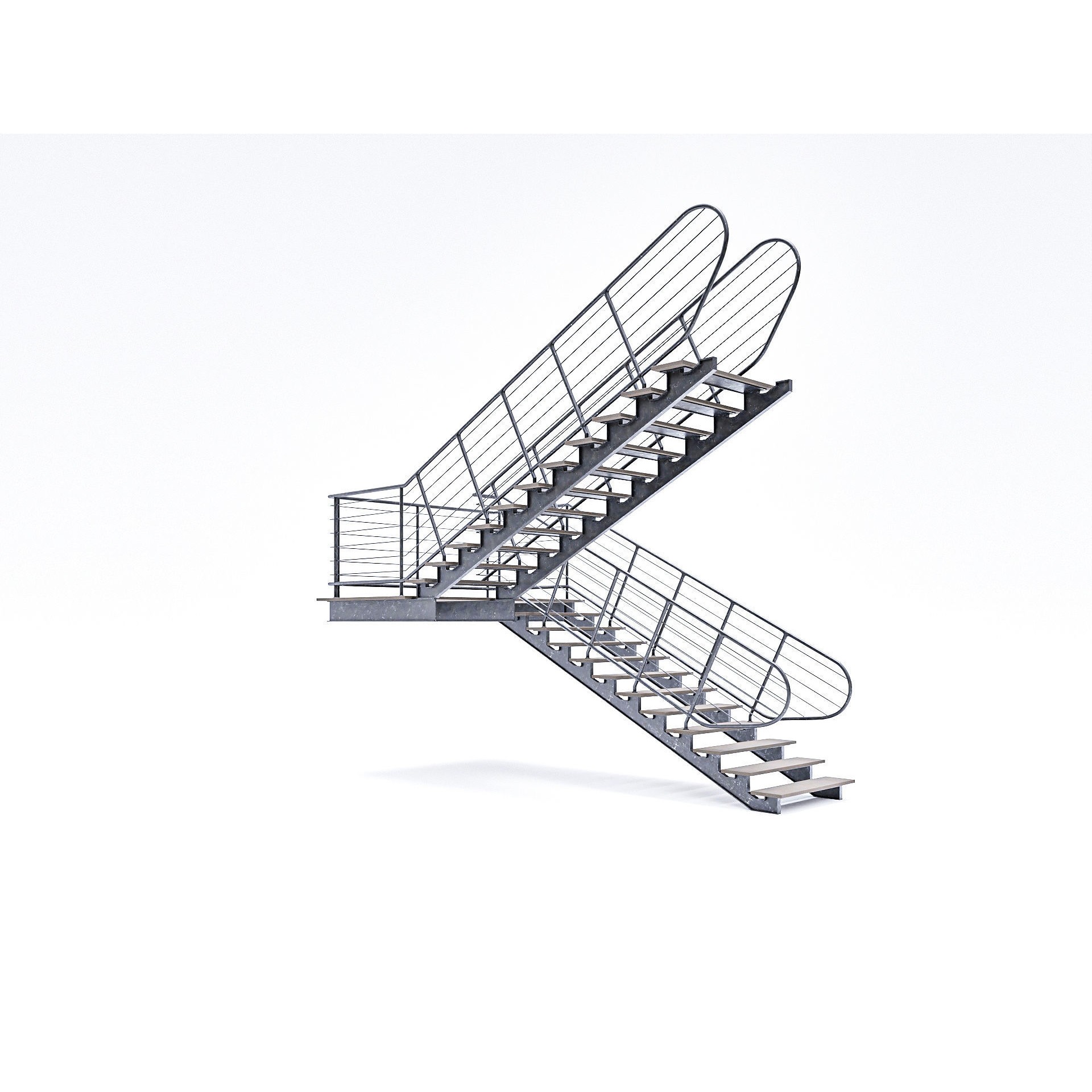 Hangar Building - Low-Poly Game-Ready 3D Model - View 16