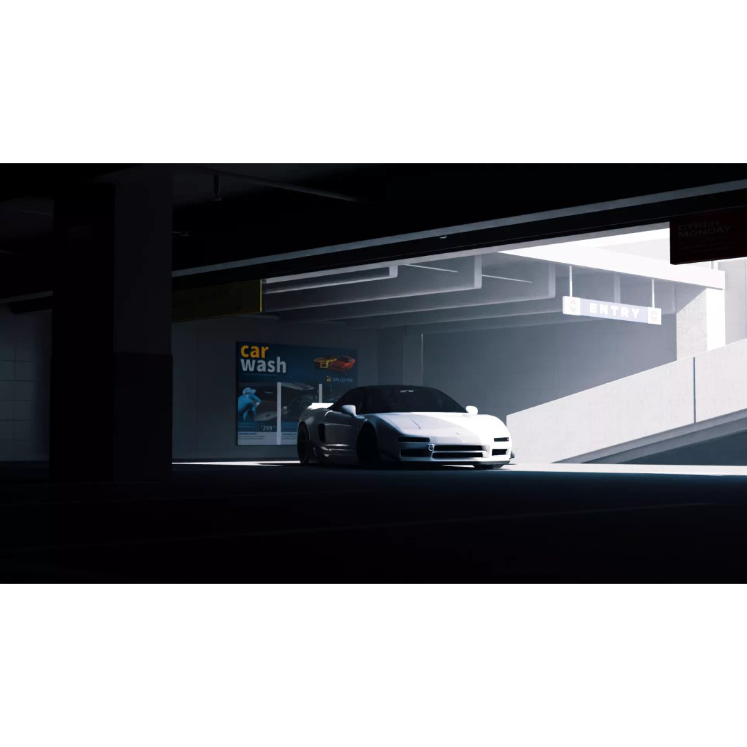 Underground Parking Lot 3D Model – High-Detail Urban Environment, FBX, OBJ - View 5
