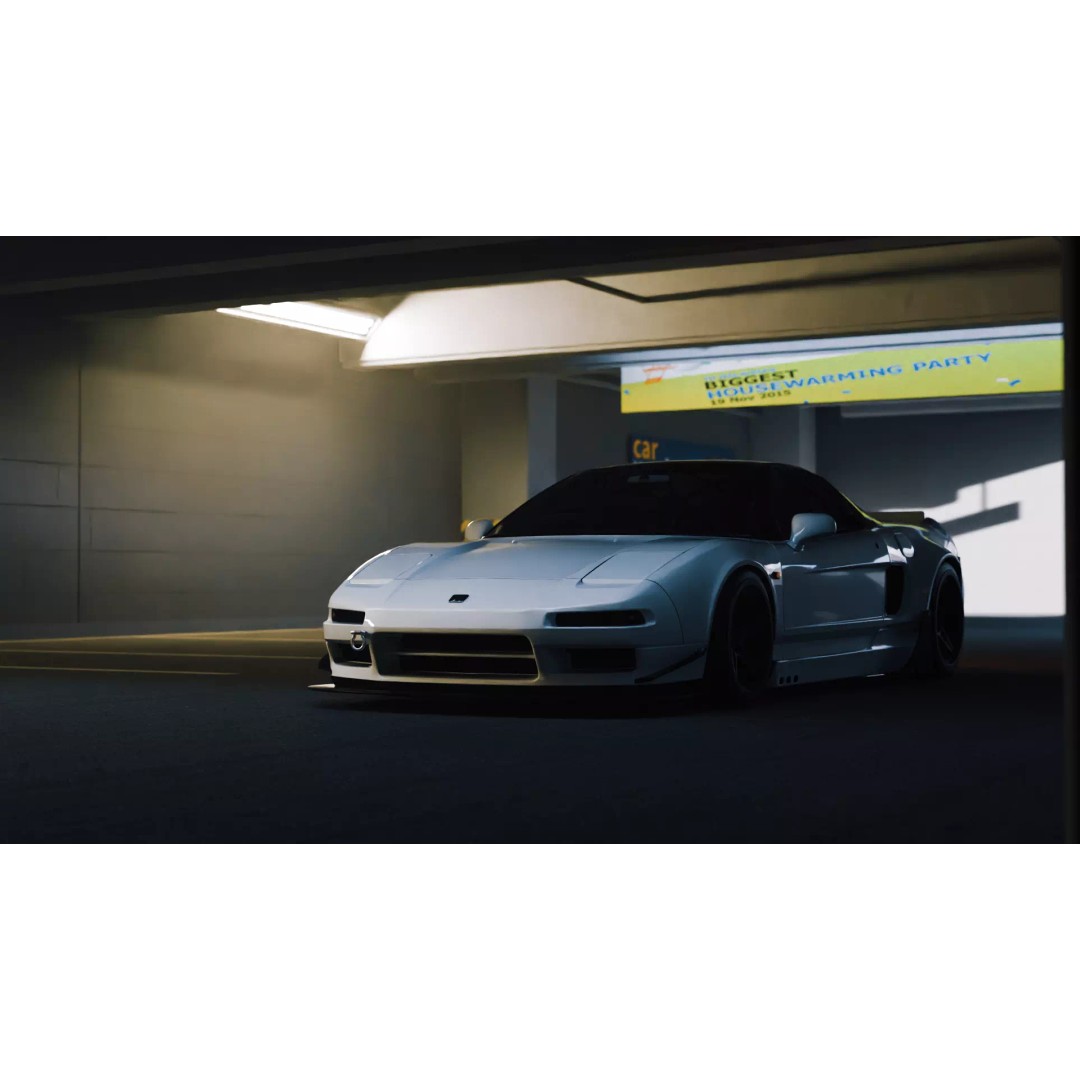 Underground Parking Lot 3D Model – High-Detail Urban Environment, FBX, OBJ - View 6