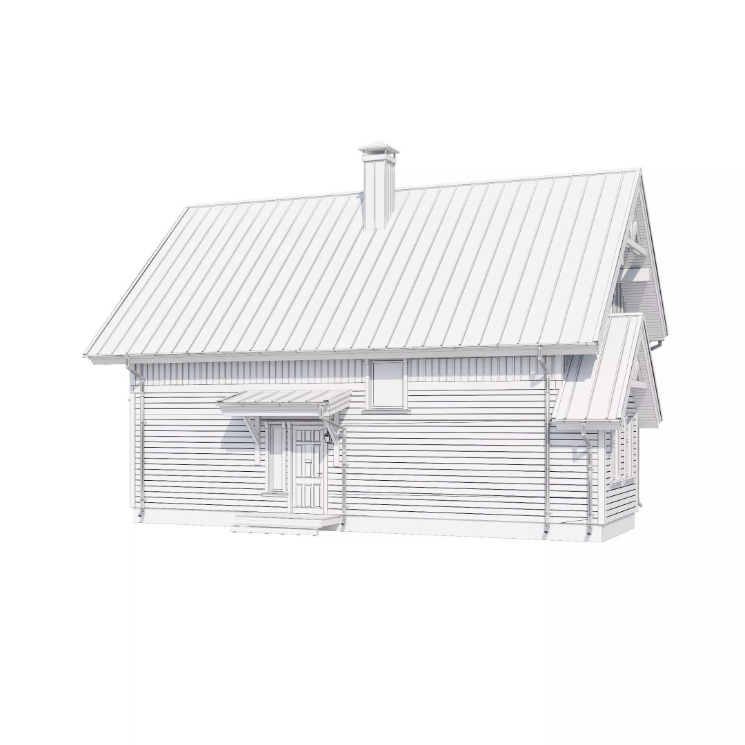 Modern House 3D Model – High Poly Mansion with PBR Textures, FBX - View 18