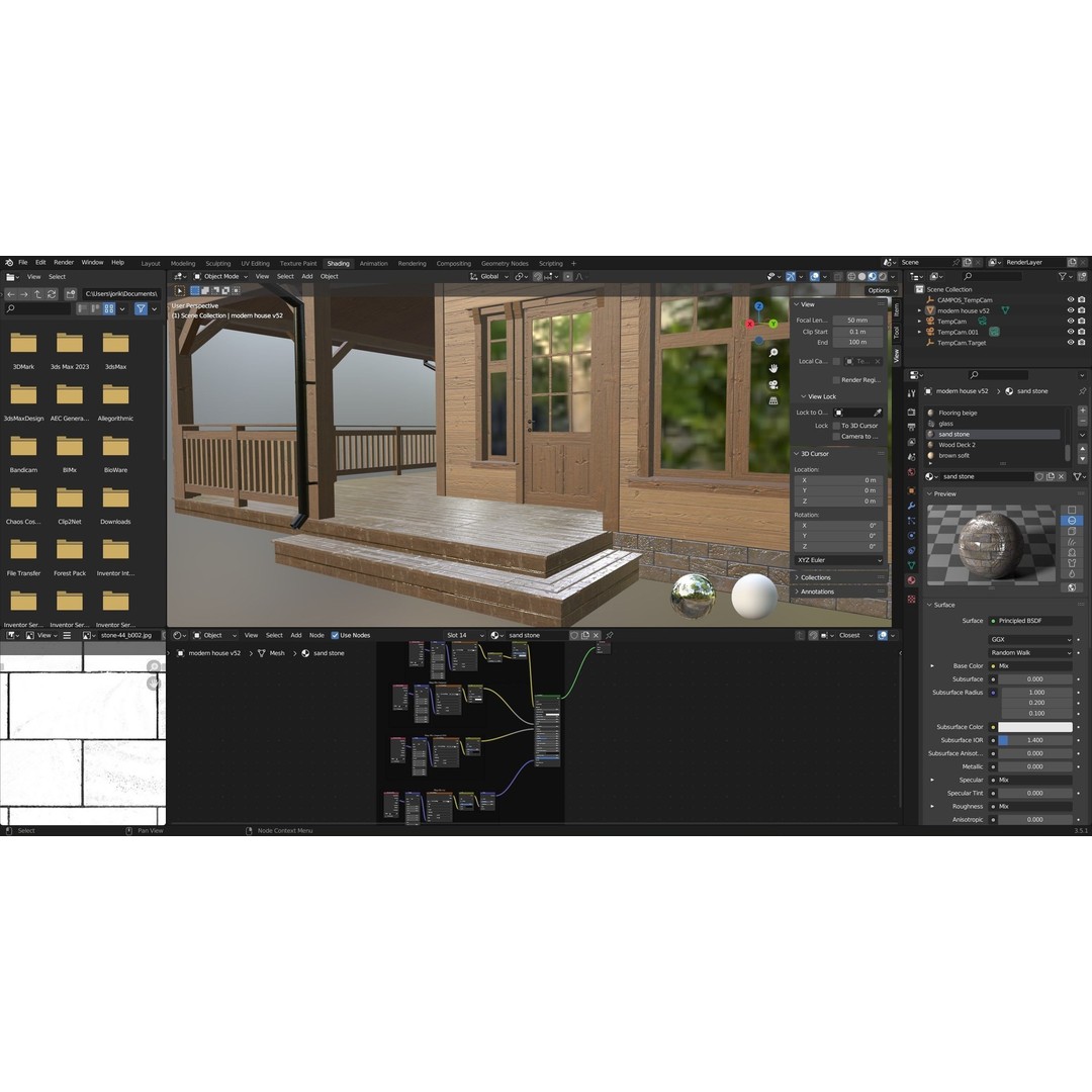 Modern House 3D Model – High Poly Mansion with PBR Textures, FBX - View 29
