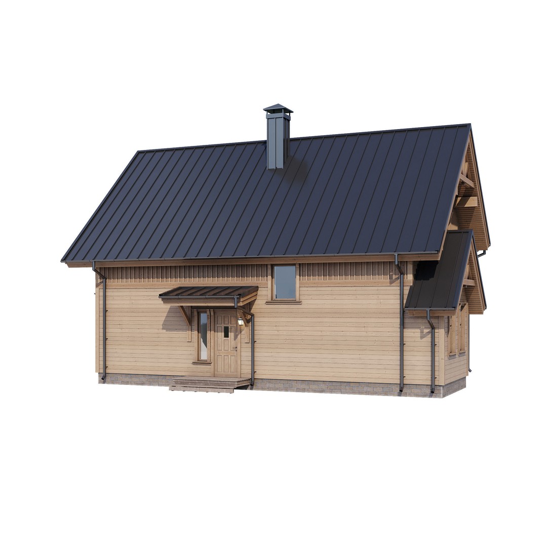 Modern House 3D Model – High Poly Mansion with PBR Textures, FBX - View 9