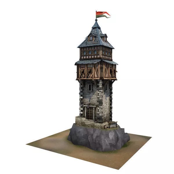 Medieval Buildings 3D Model Pack – Low Poly Game-Ready Assets, FBX - View 15