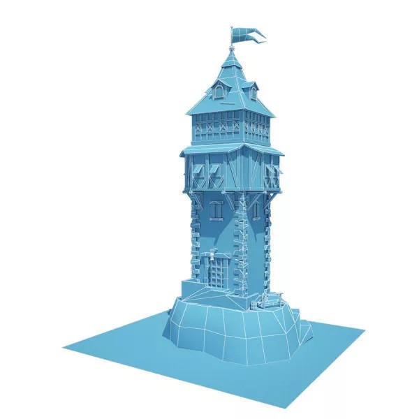 Medieval Buildings 3D Model Pack – Low Poly Game-Ready Assets, FBX - View 16