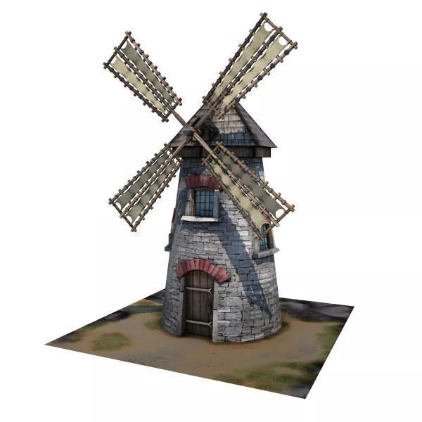 Medieval Buildings 3D Model Pack – Low Poly Game-Ready Assets, FBX - View 19
