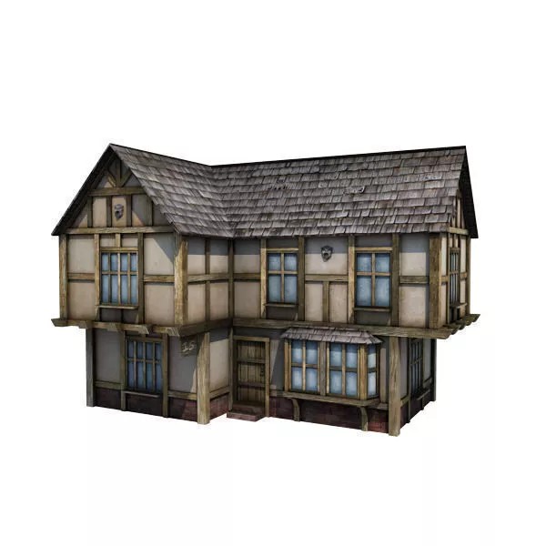 Medieval Buildings 3D Model Pack – Low Poly Game-Ready Assets, FBX - View 31