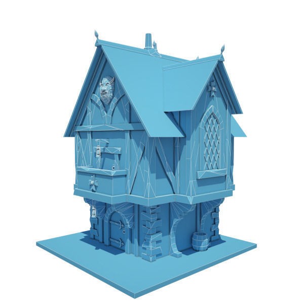 Medieval Buildings 3D Model Pack – Low Poly Game-Ready Assets, FBX - View 6